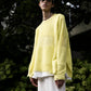 LB25SS-KNTE03 | ハンドステッチクラッシュドサマーニット | YELLOW