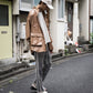 LB25SS-SH07-FFL| FAKE-FAKE LEATHER Ⅱ M-65モチーフシャツジャケット | BROWN