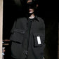 LB24AW-SH07-PAK-NBG | ハンドステッチCPOシャツジャケット | BLACK