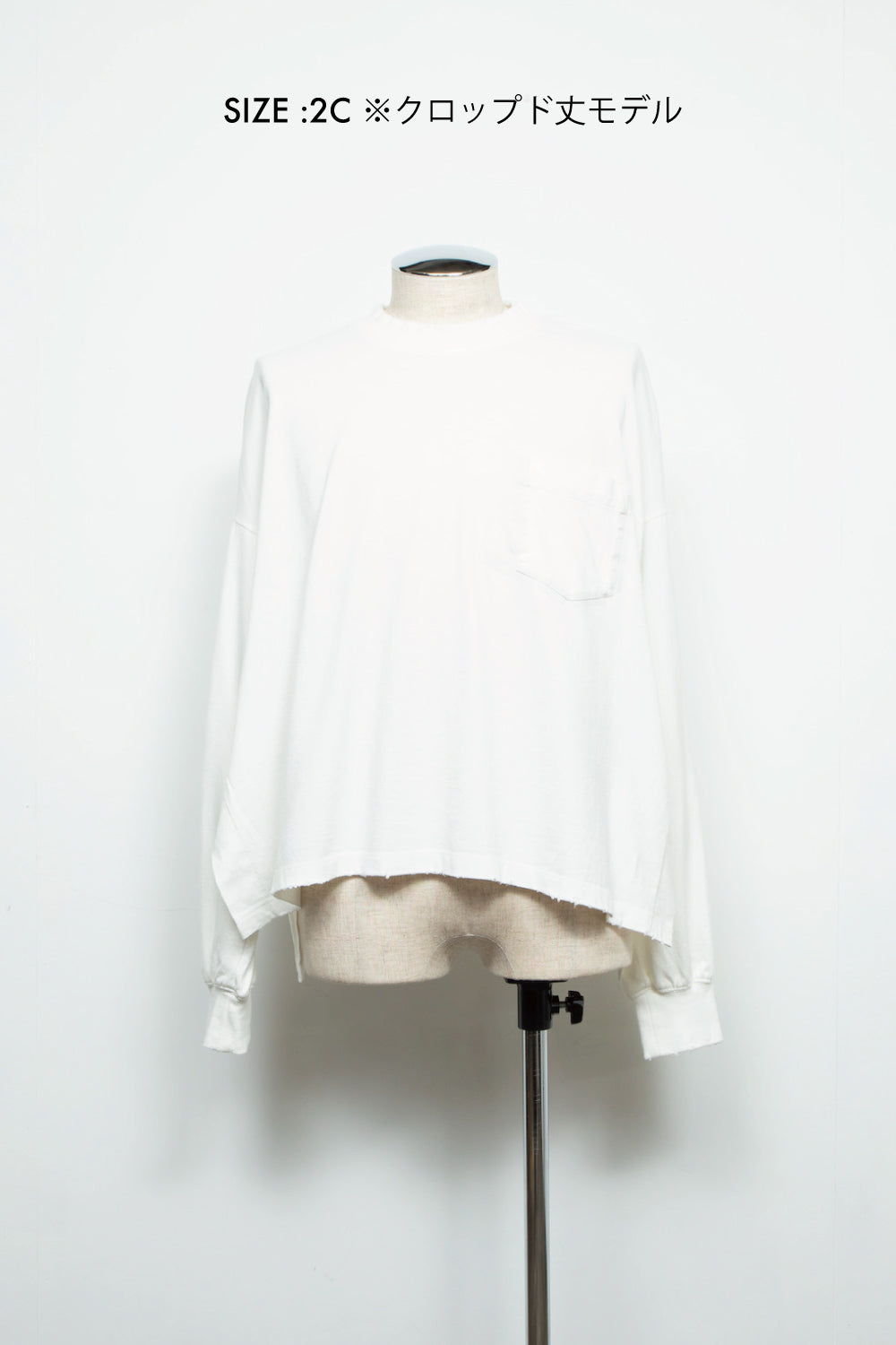 LB24AW-PO07-ITD | テーピングエイドダメージプルオーバー | OFF WHITE