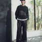 LB25AW-KN08 | Docking Reverse Crushed Sweater | BILLIARD GREEN