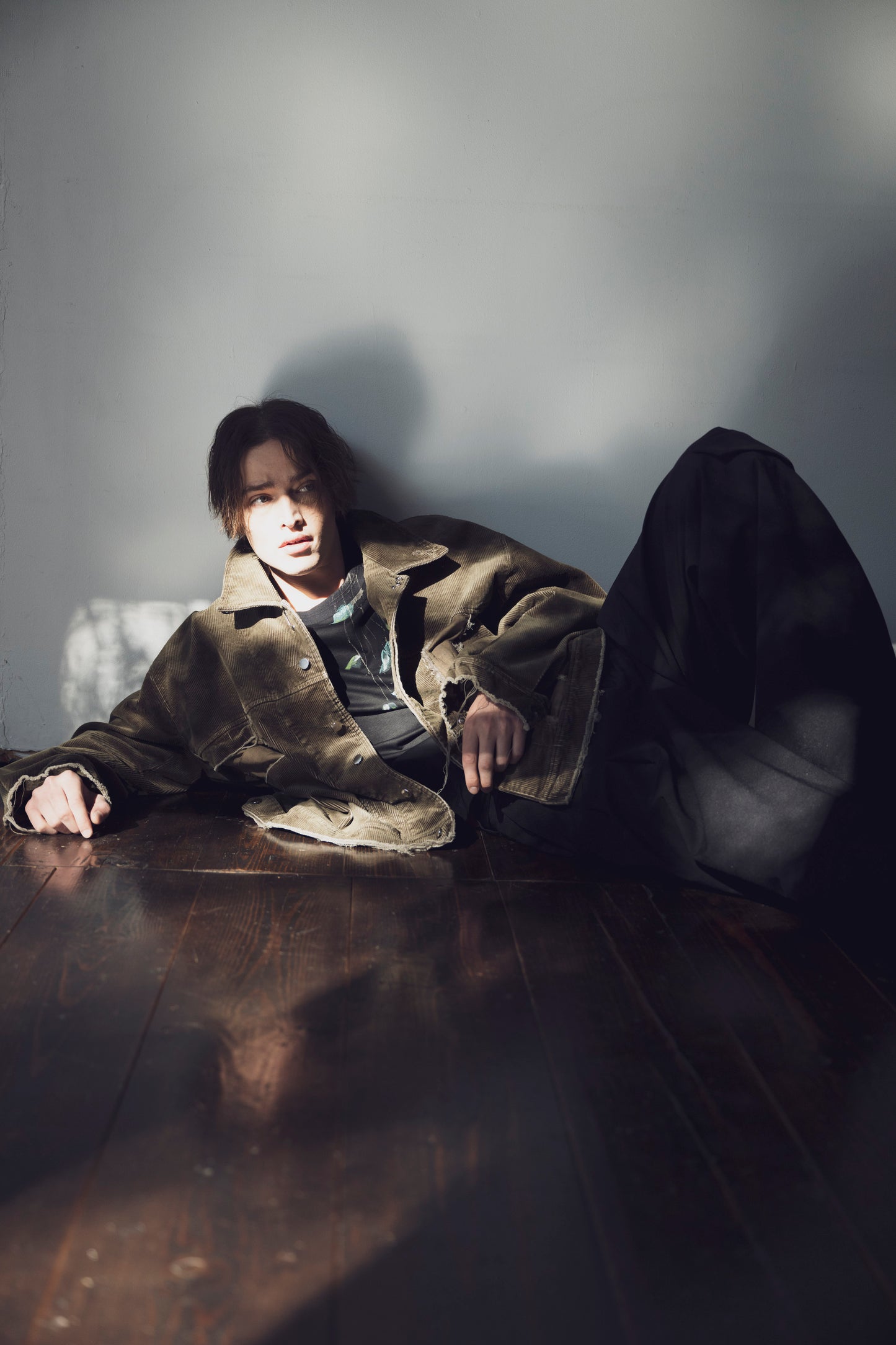 LB25AW-JK02-CDR | Reconstructed Carpenter Jacket (Corduroy) | OLIVE