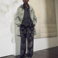 <last>  
LB25AW-PT08-PVL | 3D Printed Velour Jersey Easy Pants | BLACK</last>