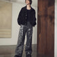 LB25AW-PT09-HKW | ウォッシュドホイルコーティングシンフラップバギートラウザー | STEEL GRAY