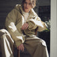 LB25AW-BL03-VTN | QUOISM®️パッティングショートフードブルゾン | BLOND