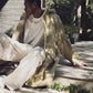 LB25AW-PT08-PVL | 3D Printed Velour Jersey Easy Pants | Off White