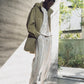 LB25AW-PT08-PVL | 3D Printed Velour Jersey Easy Pants | Off White