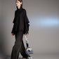 <LAST 1点> LB26AW-SH11-SCO |  SUPER140Sウール デタッチャブルスリーブシャツ | BLACK