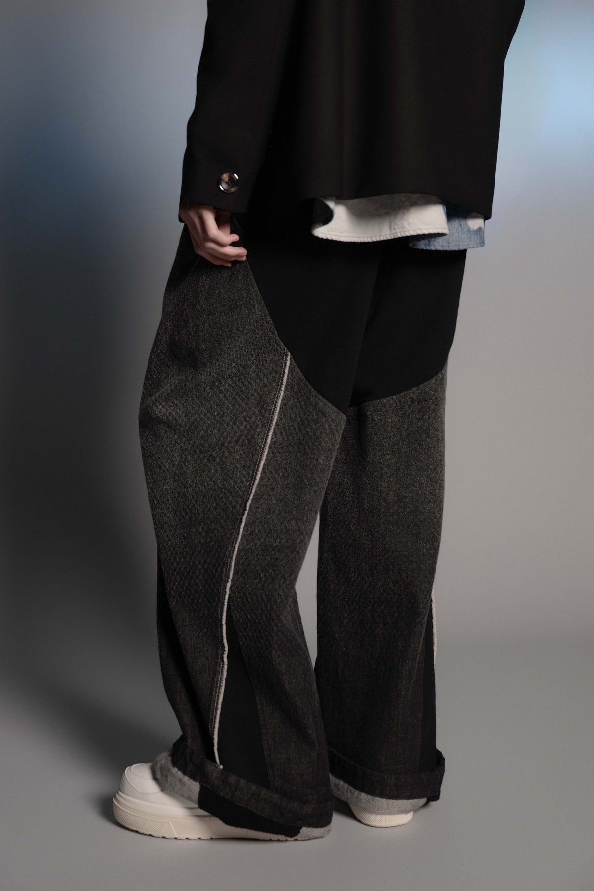 <last item> 
LB26SS-PT09-BDS | Original 3-Layer Sinflap Baggy Trousers | NATURAL</last>