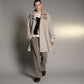 <LAST 1点> LB26AW-PT11-LTD | ダブルクロスリュクスツイード ツイステッドウエストトラウザー | HERRINGBONE GR