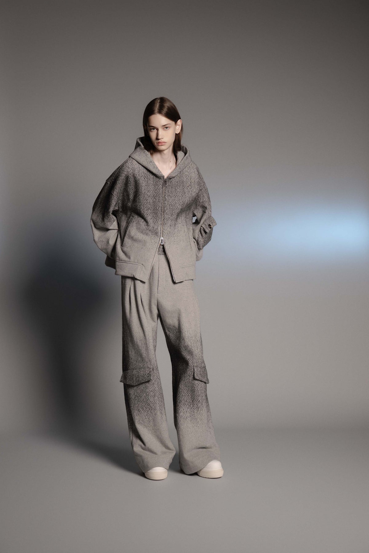 <last item> 
LB26SS-PT09-BDS | Original 3-Layer Sinflap Baggy Trousers | NATURAL</last>