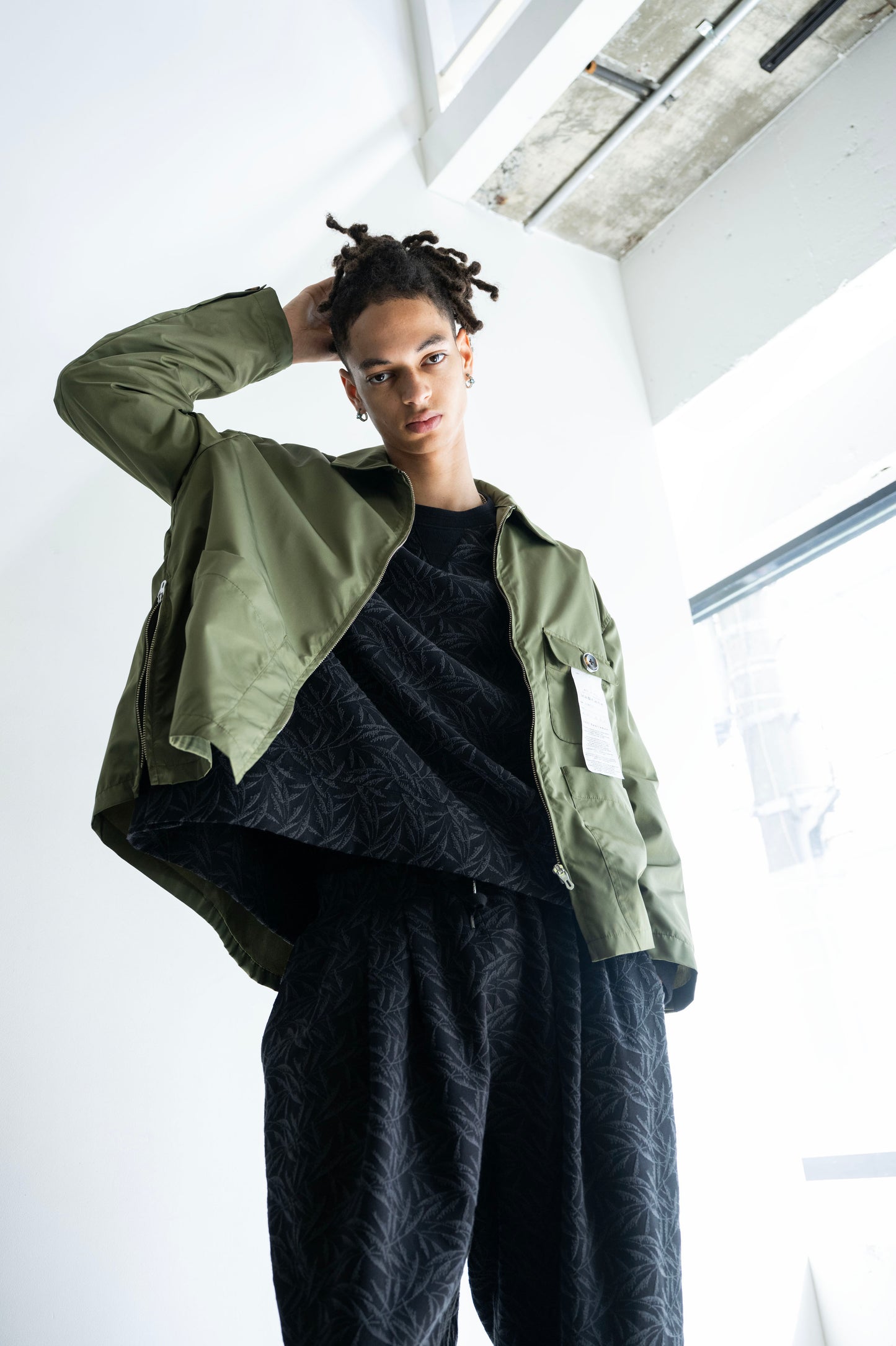 LB26SS-SH10-TRT | TRUSSAIR®︎ TWILL ジップフライカバーオール| MILITARY GREEN