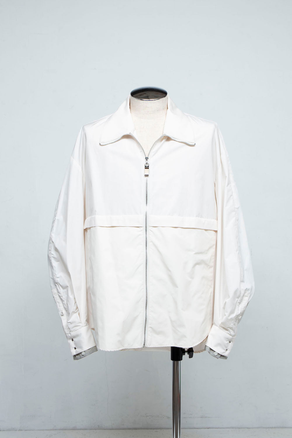 LB24SS-SHBL01-TFT | 粉触塔夫绸运动衬衫夹克 | 
