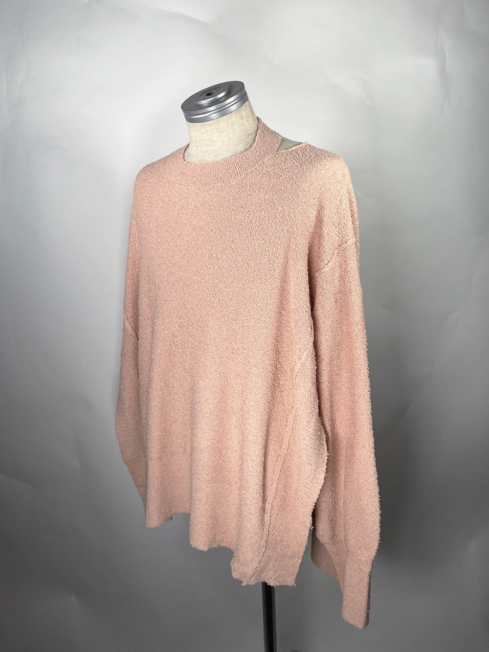 LB23SS-KN02-PL | Pintxos 纱线侧开叉夏季针织衫 | 珊瑚色