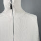 LB23SS-KN01-HP | High neck knit blouson (driver's knit) | ECRU