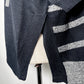 LB23SS-KNTE02 | Intarsia Half Sleeve Summer Knit | BLACK