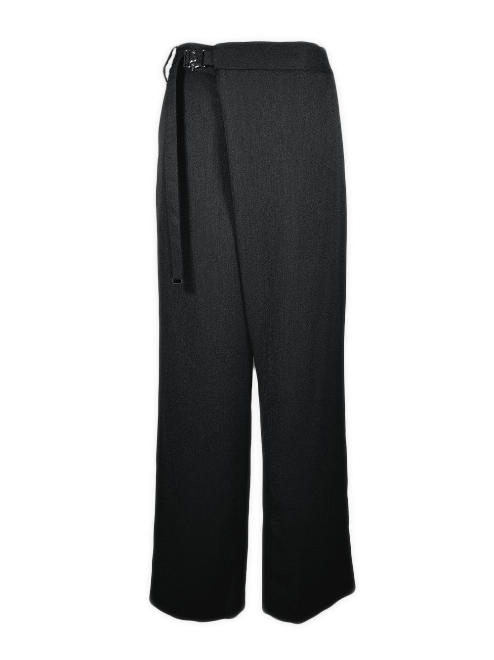 LB23SS-PT04-ALN | Wrapped Trousers | BLACK