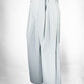 LB23SS-PT05-PDN | 颜料染色口袋褶宽裤 | 白色颜料染色